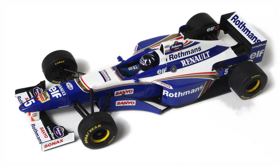 GPD DECALS F1 1/18 1996 Williams FW18 Damon Hill Villeneuve "Race Livery Fill-In 